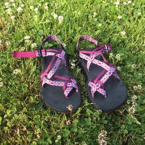 chaco z/cloud x2 remix sandals berry poplin w9